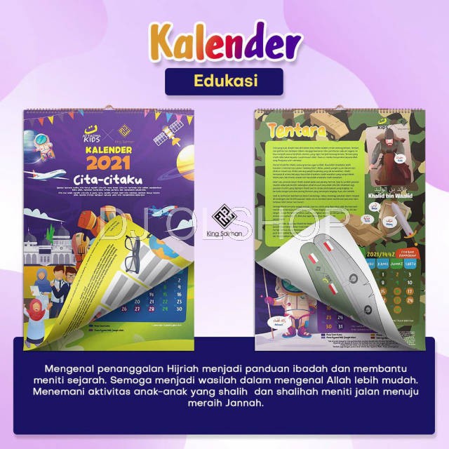 

[BISA COD] - Kalender Edukasi Islam - Untuk Anak
