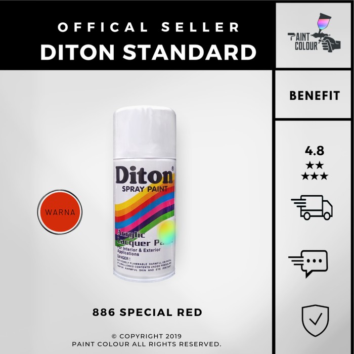 Diton 886 Special Red Cat Semprot/Pylox/Samurai Motor/Helm/Gundam