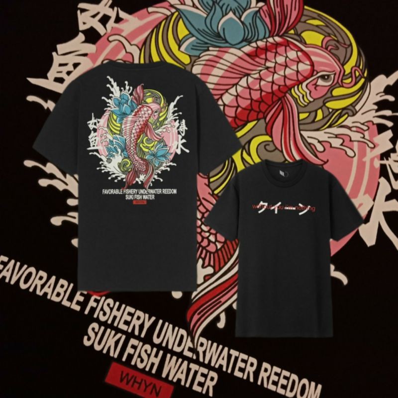 KAOS TSHIRT JAPANESE ART STYLE ORIGINAL UNISEX