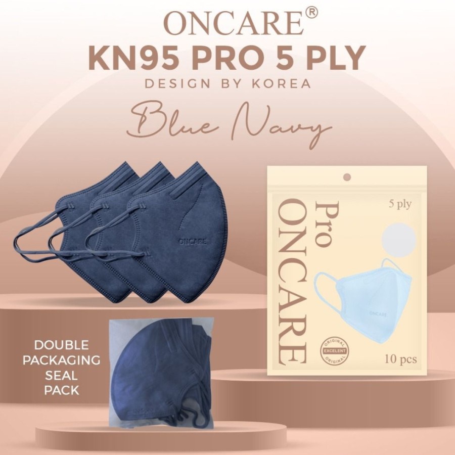 BEST KN95 PRO ONCARE ISI 10 - MASKER KN95 PRO 5PLY ONCARE EMBOS ORIGINAL PREMIUM KOREA DESIGN - BY ONCARE