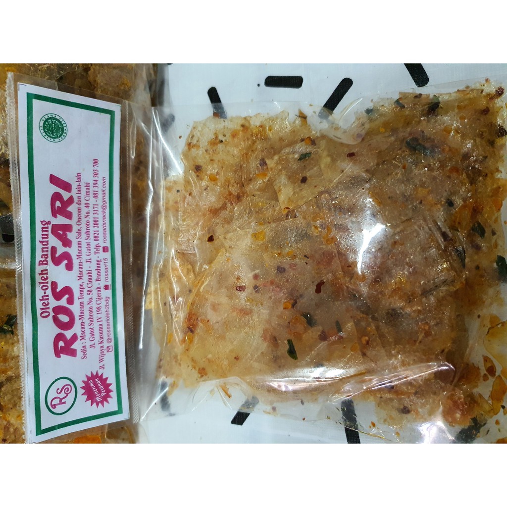 Kripik Kaca Pedas 100Gr Oleh Oleh Bandung