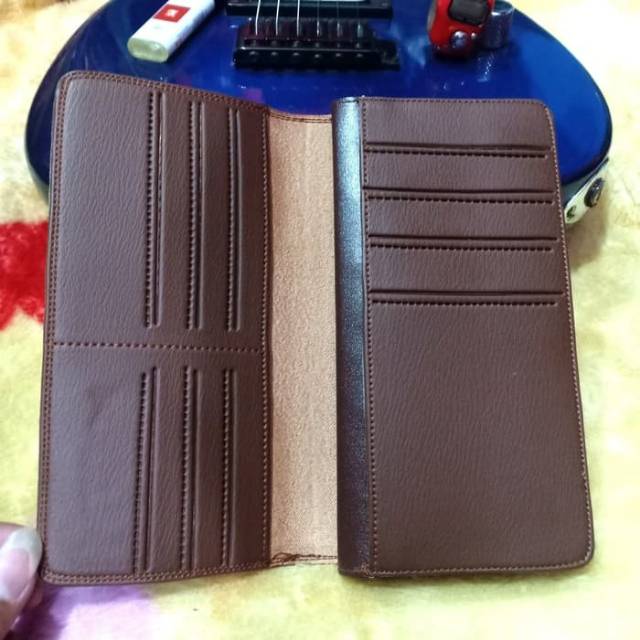 Dompet panjang kulit sintetis#dompet panjang pria#dompet murah