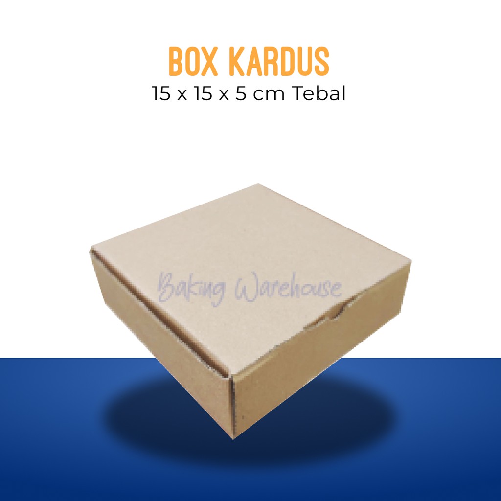 

Box Packaging (15x15x5 cm) Kardus Tebal Ready