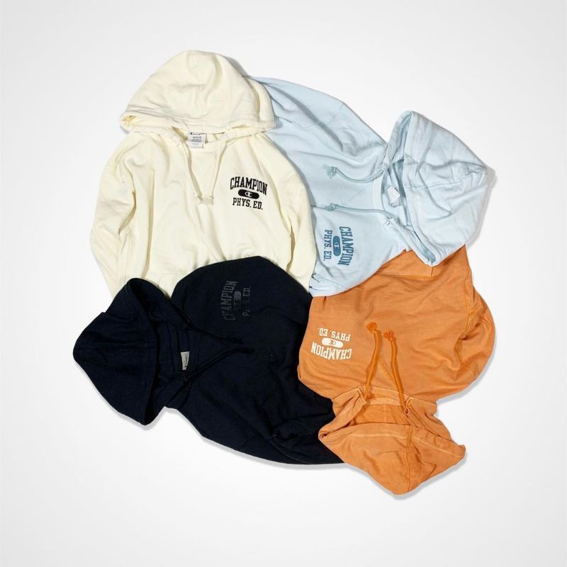 HOODIE CHAMPION VINTAGE DYE PHYS ED