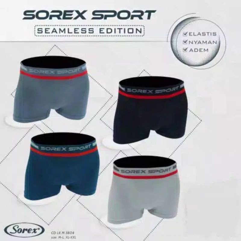 Celana Dalam Boxer SOREX SPORT SEAMLESS  3804