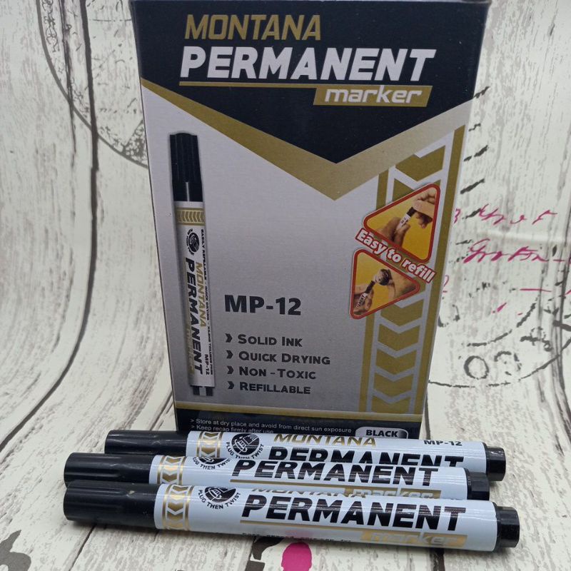 

Spidol montana permanent(1lusin)/permanent marker/spidol marker montana