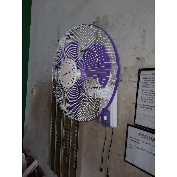 Kipas Angin Dinding / Wall Fan Murah Merk Carslan 16 Inch