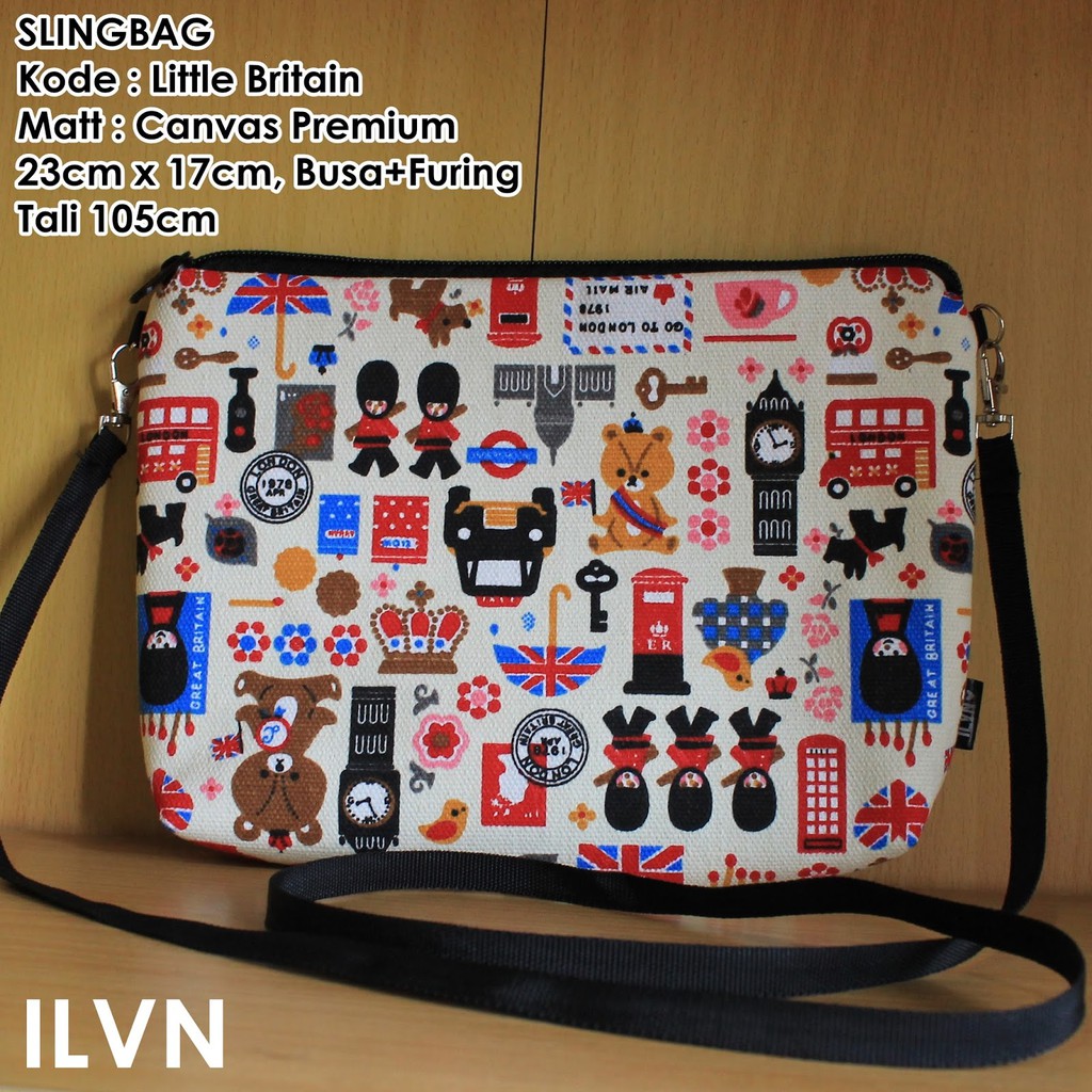[TAS SERBAGUNA] SLINGBAG LITTLE BRITAIN