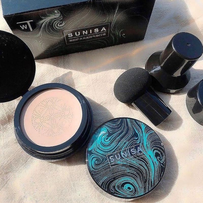 TERBAIK - Sunisa Bedak Glowing Anti Air Tahan Lama - Sunisa Foundation Ori Waterproof dan Tahan Lama