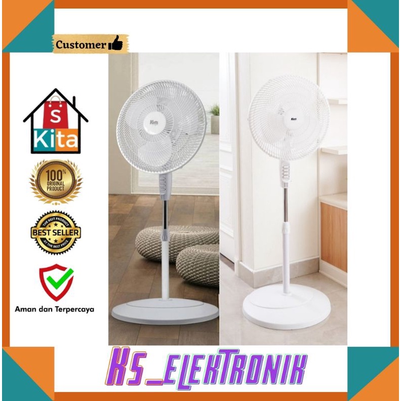 Kipas Angin/Kipas Angin Lantai/Kipas Angin Berdiri putih/Kipas Angin Kris/Kipas berdiri