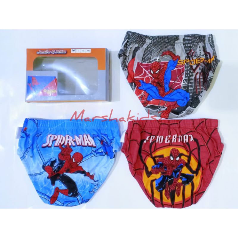 Celana dalam cd anak cowok laki-laki  Spiderman