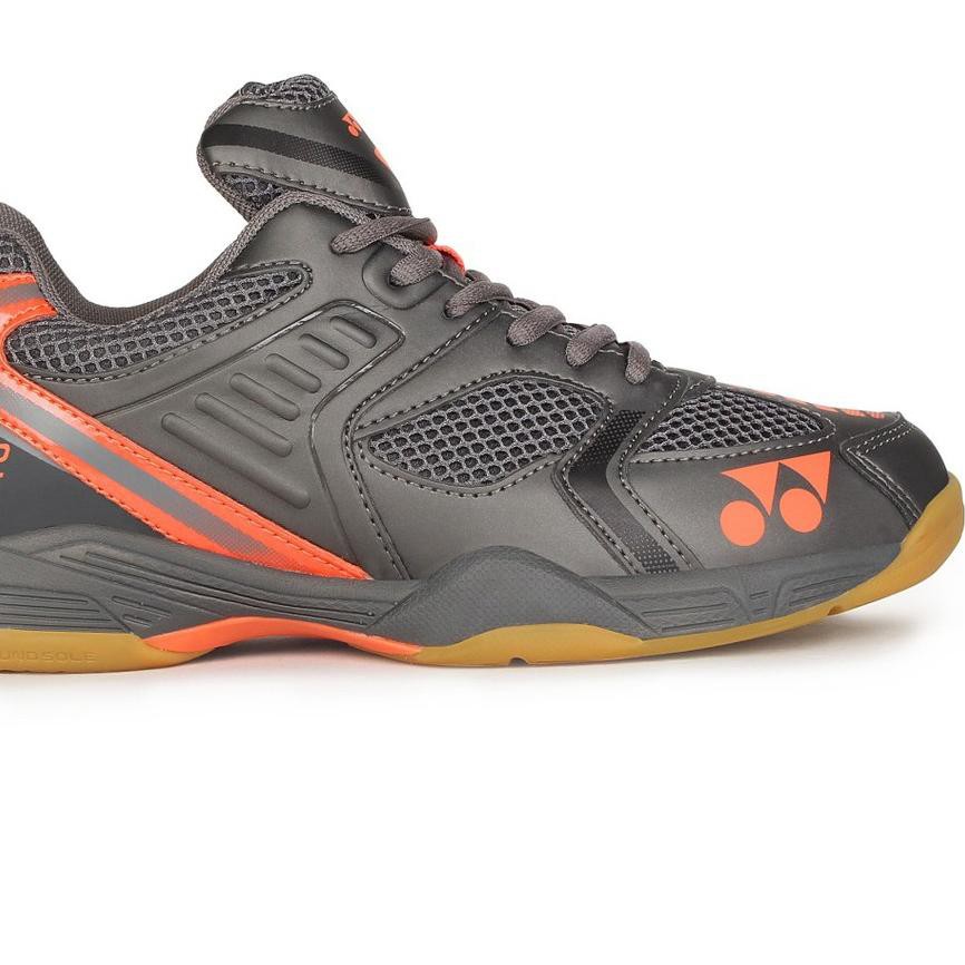 Terbaik Sepatu Badminton Yonex Original Ae12 Grey Orange 100 Original Shopee Indonesia