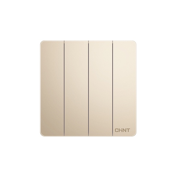 CHINT SAKLAR SOCKET TV / DOORBELL / TLP / DATA / DIMMER NEW 2M LIGHT CHAMPAGNE Series