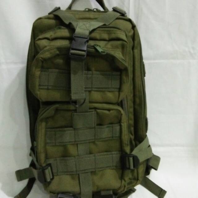Promo   Tas punggung libanon hijau army/black/hitam/tan/gurun tni ad cordura Best Seller