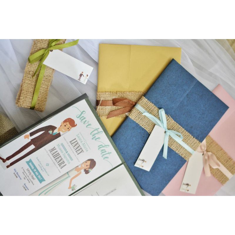 

Undangan Soft Cover Amplop-Goni Pita USC-3