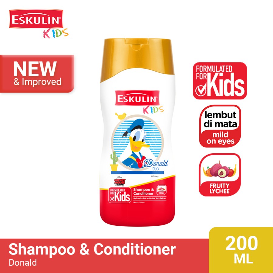 Jual CL Eskulin Kids Shampoo Conditioner Anak 200ml | Shopee Indonesia