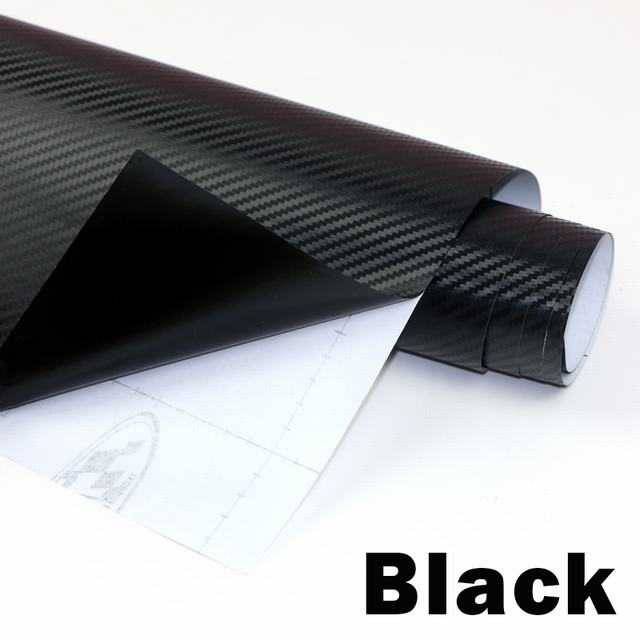 Stiker Vinyl Carbon Fiber Mobil Car Wrap 3D 127 x 30 CM - Fiber