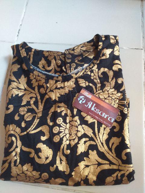 [ Terbaru ] Atasan Batik Wanita Kerja Kantor Ori Shabirah Batiksolo Blouse Blusebatik Batikmodern Xl