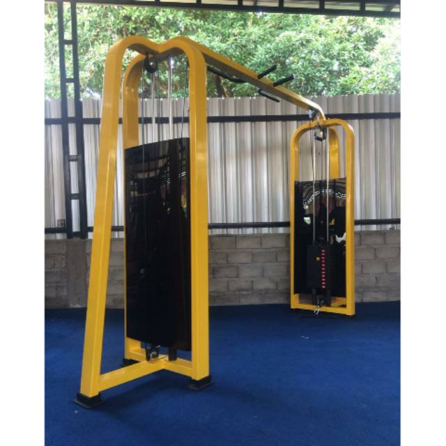 Alat Fitness Cable Crossover Machine Besi Kokoh Dan Tebal