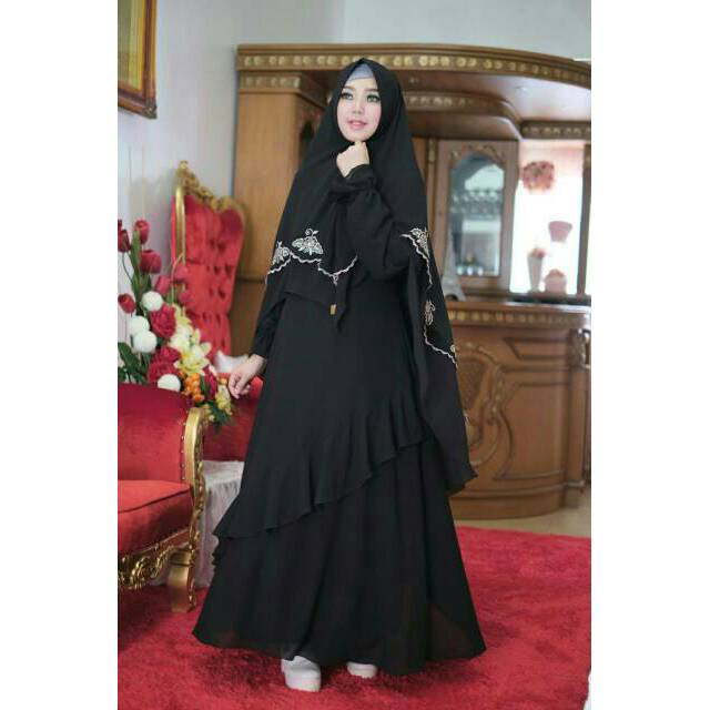 Syari bordir Aisah by Ummina