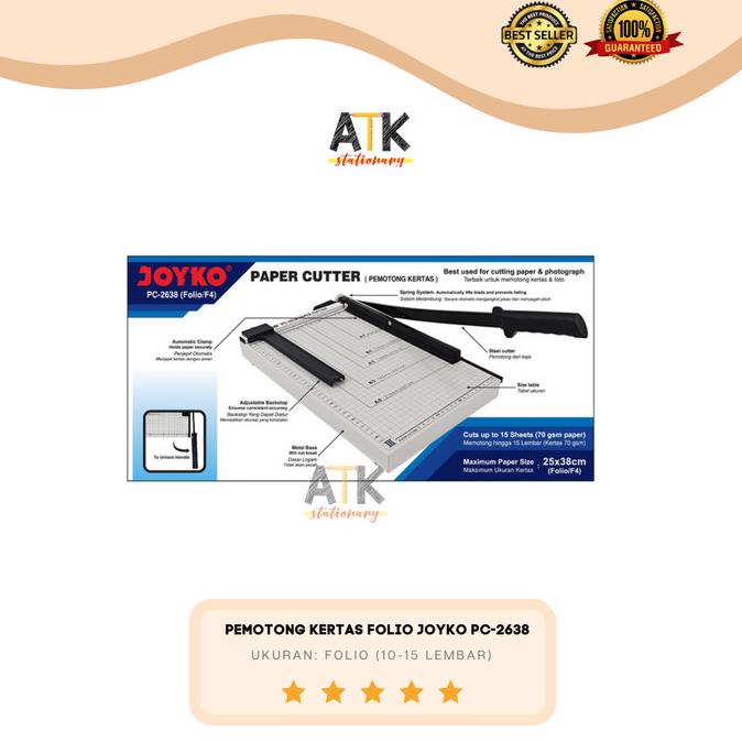 

Alat Pemotong Kertas ( Paper Cutter) Kenko Ukuran Folio atk Kode 1008