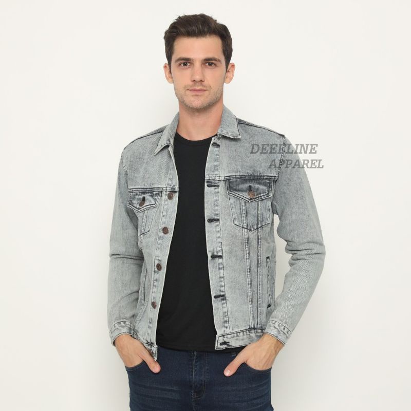 JAKET JEANS PREMIUM LEVI'S COWO CEWEK SNOW OVERSIZE SOBEK-Abu Snow