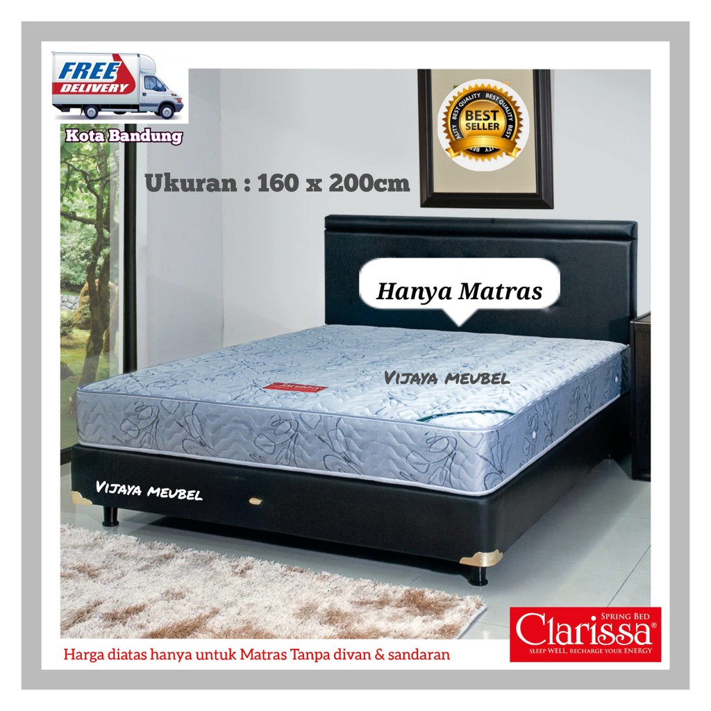 Springbed clarissa rosela 160x200 hanya Matras
