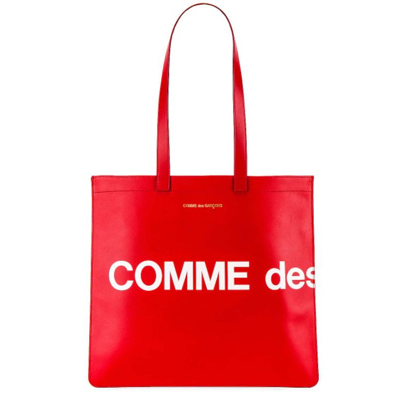 Comme Des Garcons Huge Logo Tote Bag