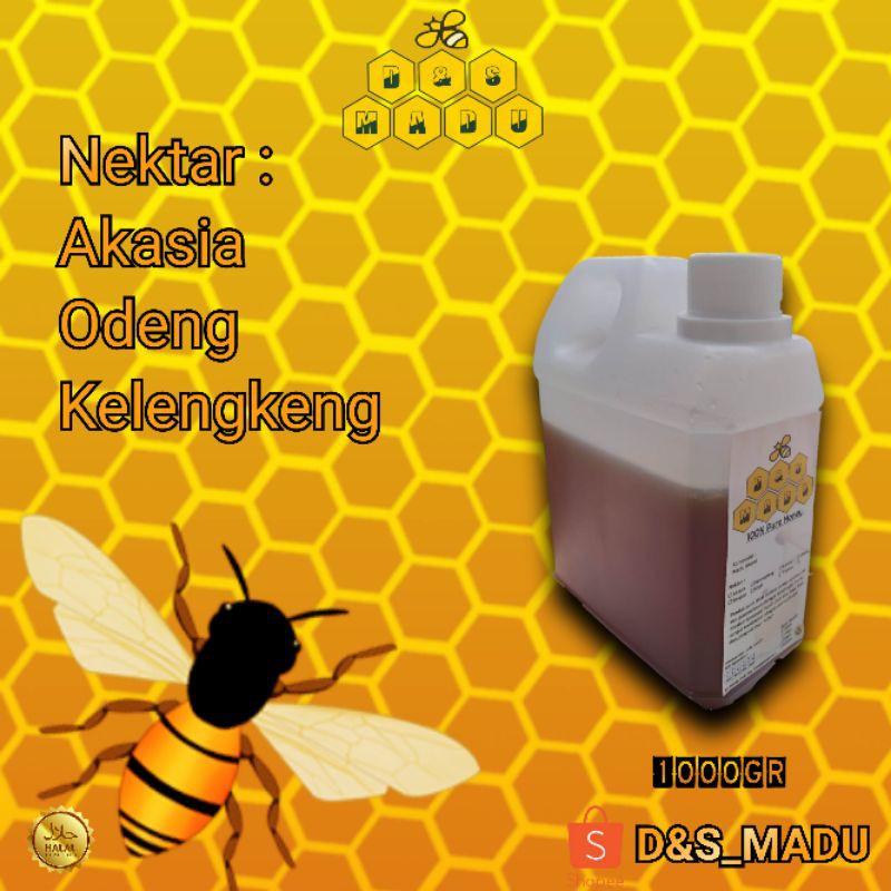 

MADU MURNI ASLI 100% [D&S_MADU] Akasia Mangium 1000gr