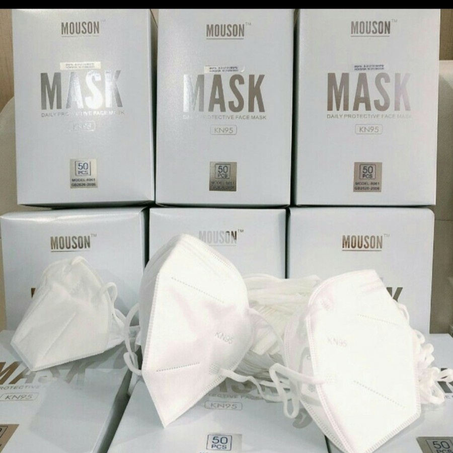 Grosir Masker Mouson KN95 5 ply isi 50 Masker KN95 Murah Mouson Mask