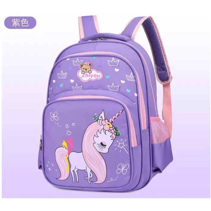 Rya.id - Tas Ransel Anak Perempuan Tas Sekolah Anak-anak Karakter Unicorn