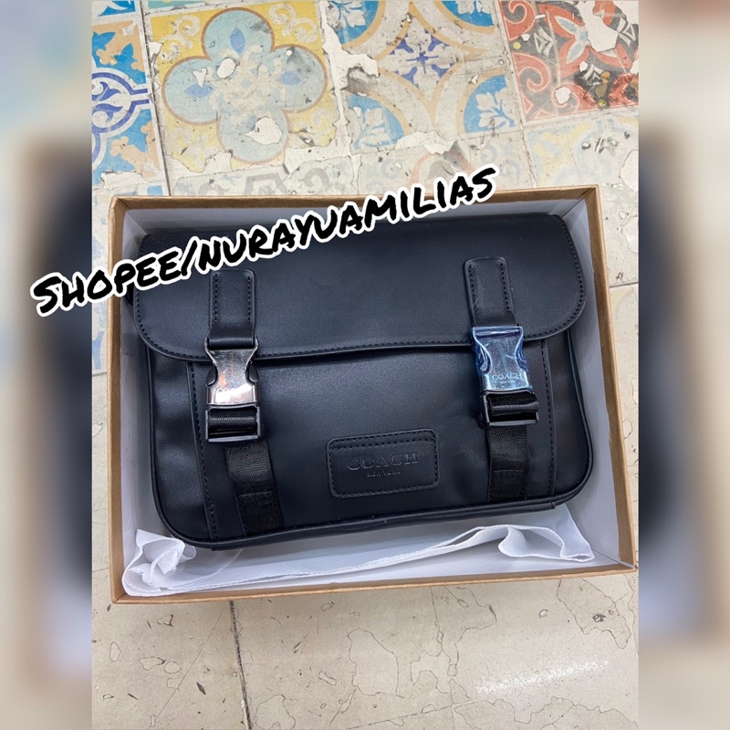 Tas selempang Coach import free box tas selempang coach mesengger bag coach