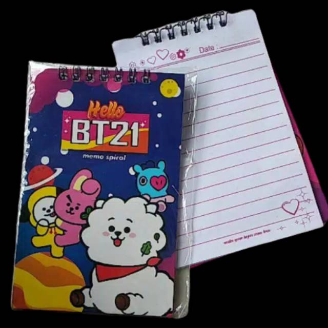 

Notebook BT21 Spiral book
