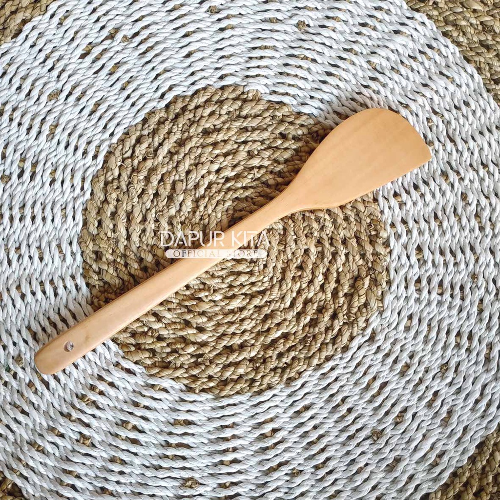 TERMURAH - Sutil Kayu Mahoni/Spatula Kayu, Halus dan Tebal, Kualitas Terbaik!-Sodet/Solet