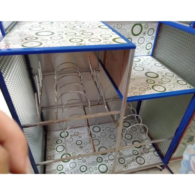 Rak Piring Kaca / Rak Piring 2P Karakter Bk Liliperdanashop