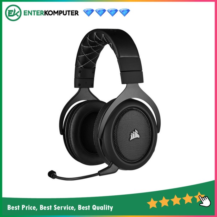 Corsair HS70 PRO Wireless (Carbon) / Headset Gaming