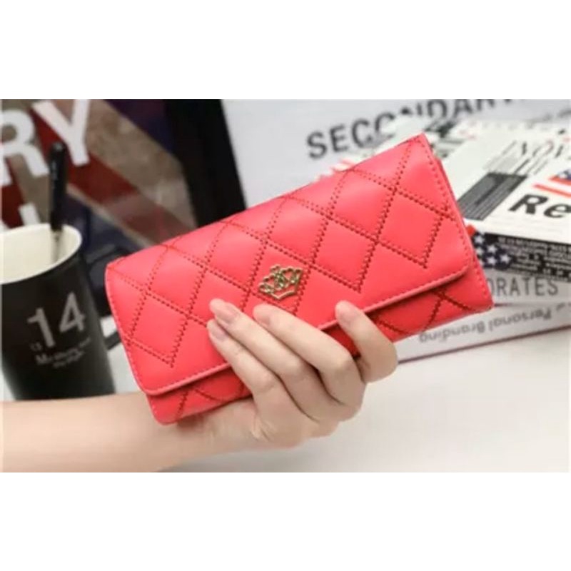 DOMPET MAHKOTA Besar dan panjang - Dompet wanita lipat