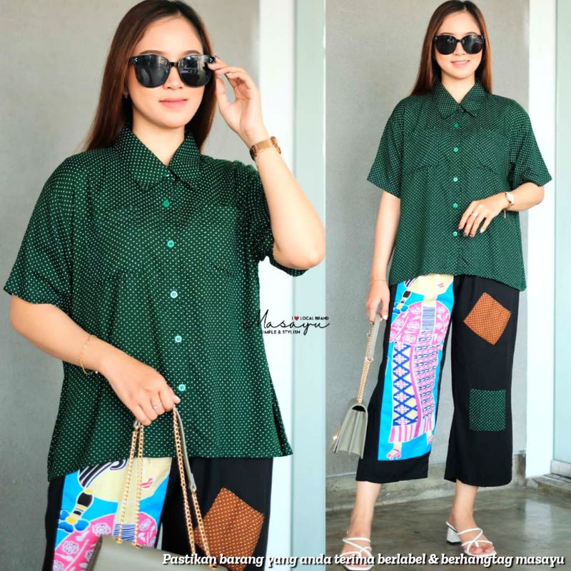 PIYAMA BATIK SIMBOK SANTUY DOTTY ORI BY MASAYU