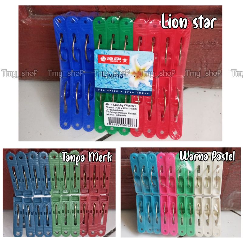 Jual Pcs Jepitan Baju Lion Star Jepitan Jemuran Clip Klip Laundry Penjepit Baju