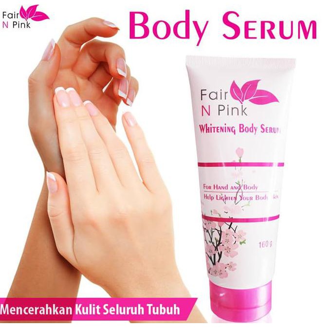 Perawatan Tubuh Fair N Pink \\U002F Fairnpink Whitening Body Serum 160Ml \\U002F Original 100% Ampuh |