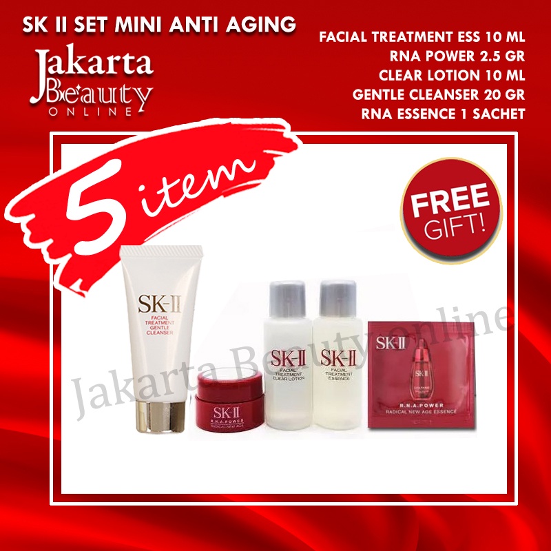 SK-II/ SKII/ SK II/sk2 paket pemula anti aging &amp; eye cream/atasi kerutan/kencang