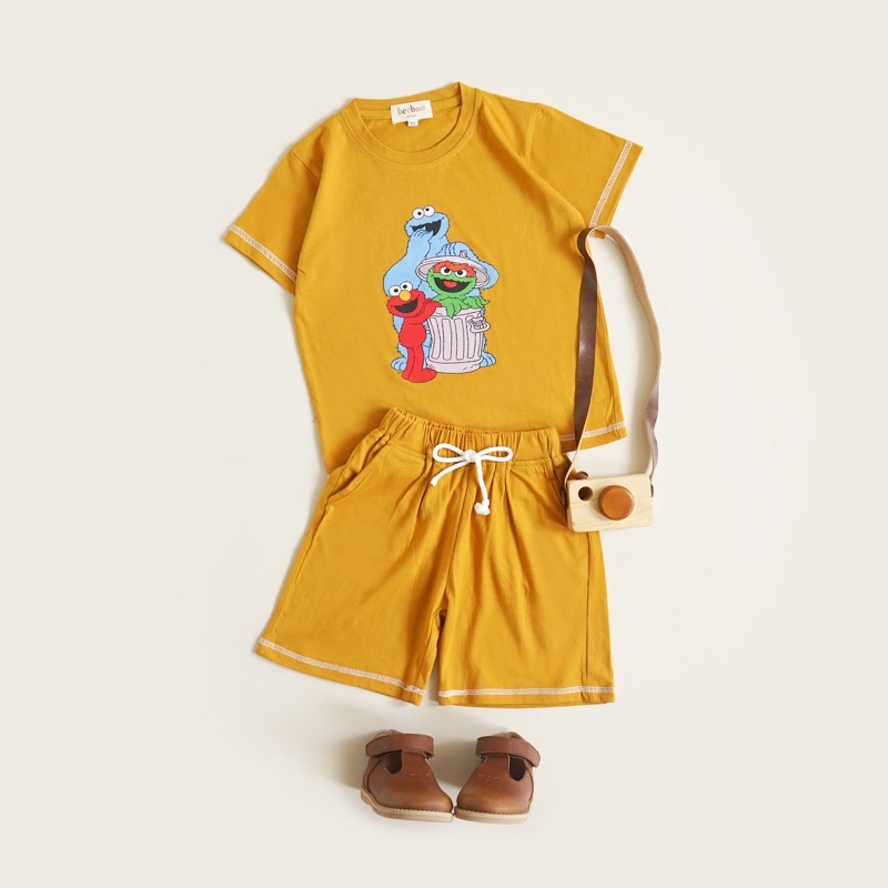 SESAME STREET SET | Setelan baju bermain anak