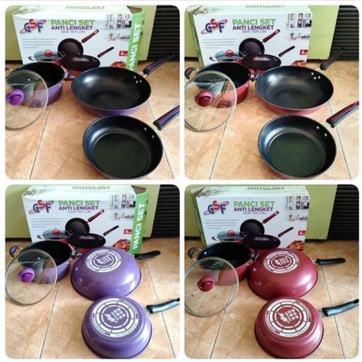 Panci Set Serbaguna Anti Lengket