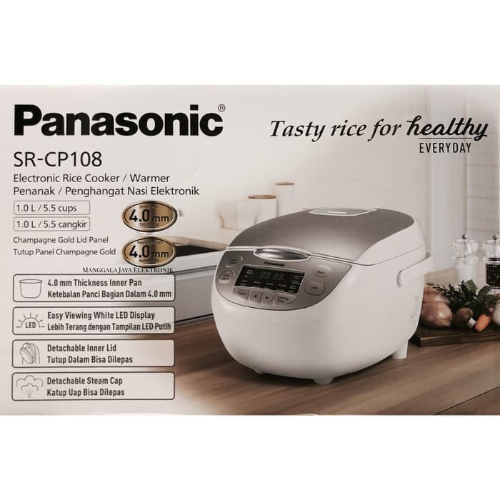 Panasonic Rice Cooker Digital SR CP 108 - 1 Lt
