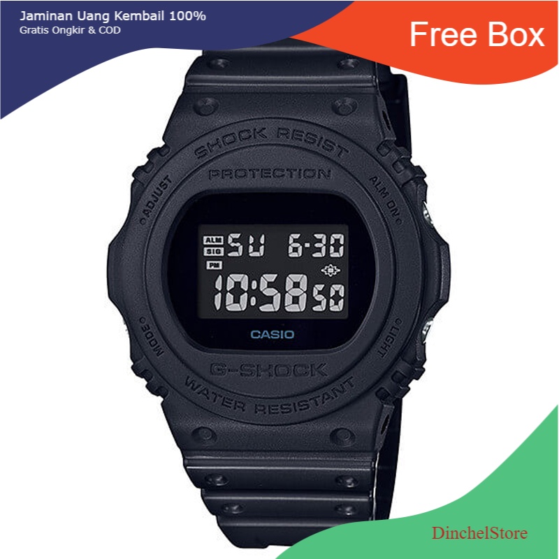 Jam Tangan Pria Anti air Casio G-Shock DW-5750E-1BDR/DW-5750E-1BDR/DW-5750E Original Arloji Terbaru