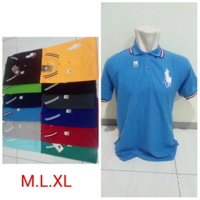 Kaos polo pria remaja / kaos kombinasi kerah pria / kaos polos kombinasi kerah pria remaja poloshirt
