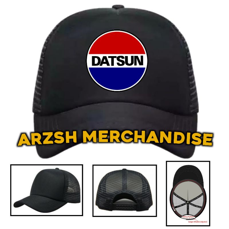 Topi Datsun Retro - Topi Logo Datsun Retro Trucker Jaring