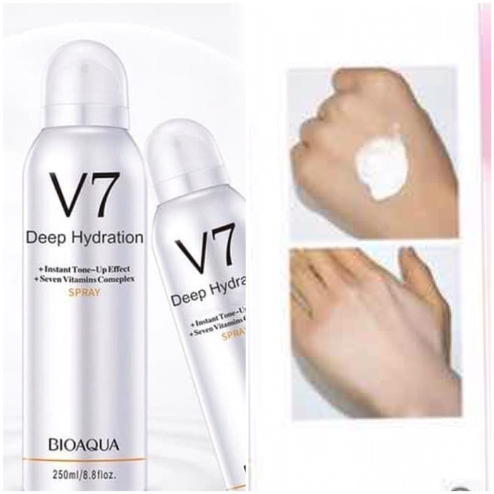 BIOAQUA V7 DEEP HYDRATION SPRAY FACIAL CREAM CONCEALER SPRAY New