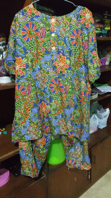 Setelan Celana Panjang Sp Jumbo Kencana Ungu Kuc