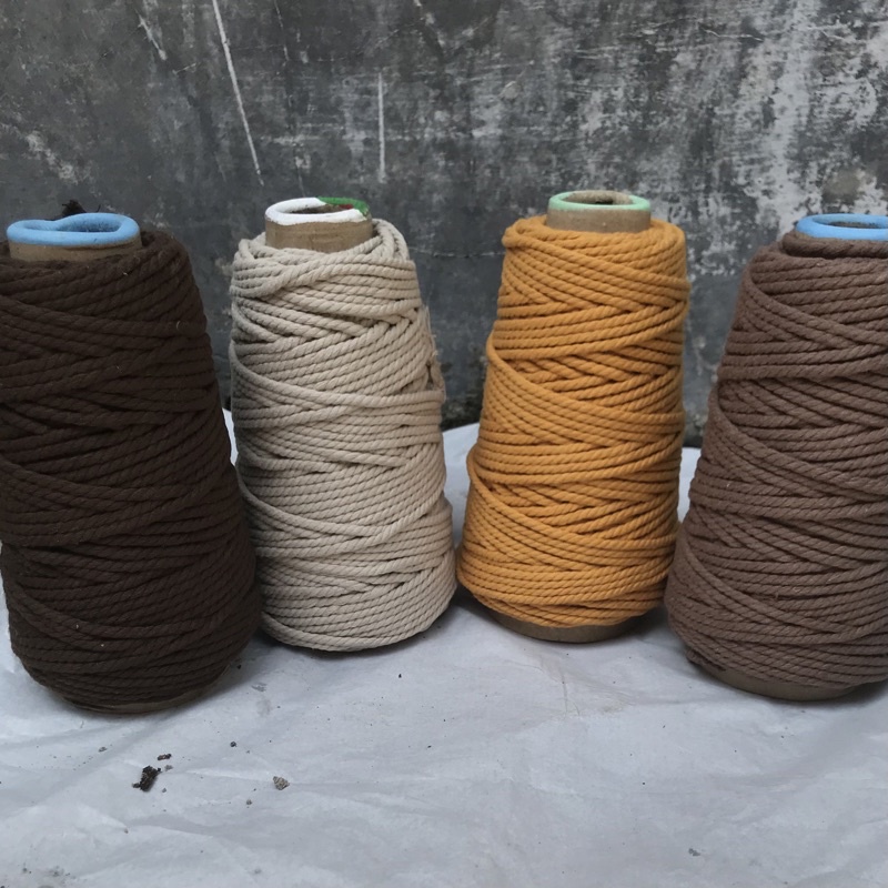 Tali macrame | Benang macrame | tali katun 250gram